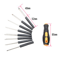 Jeu de tournevis magnétique multifonctionnel isolé 8-en-1 FixCraft LSD-004 pour usage domestique, avec embouts Phillips, plats et Torx – Outil de réparation