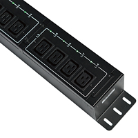 PDU intelligent triphasé Orient 24 bits avec prises IEC C19, contrôle de surveillance à distance et accord SNMP V3, PDU intelligent