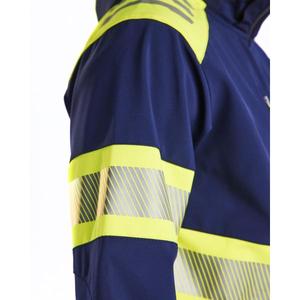 BLAKLADER - 4494251389334XL <b>Hi</b>-<b>Vis</b> <b>Softshell</b> <b>jacket</b> Navy blue/Yellow - EAN 7330509801055 <b>HI</b>-<b>VIS</b> WORKWEAR - Product Image 4
