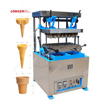 Machines à fabriquer des cornets de pizza et des cornets de glace à prix d'usine commercial, en vente