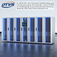Armoire serveur intelligente en acier 42U Centre de données modulaire avec système de refroidissement - Porte en verre personnalisée Armoire réseau pour centre de données IDC