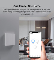 Sakelar Dinding Pintar WiFi SONOFF M5 2Gang Matter Switch, Kontrol Jarak Jauh Aplikasi EWeLink, Berfungsi Dengan Apple Home, Alexa, Google, Smartthings