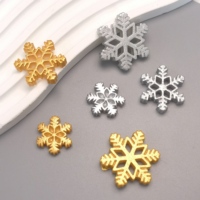 100 pezzi di natale fiocchi di neve serie in resina cabochon a schiena piatta per Scrapbooking gioielli fai da te accessori per abbellimenti artigianali