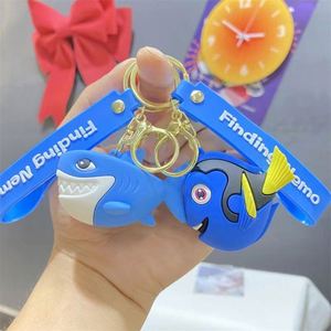 NEW Creative PVC Soft Plastic Doll Fish Animal <b>Cute</b> Pendant Small Gift Bag Keychain for Hanging Ornaments - Product Image 2