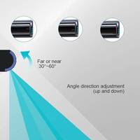 Yoursensor (YS104-X) Radar sensible au design classique pour porte battante ou porte coulissante Capteur micro-ondes