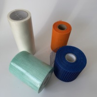 Supplier Cina Jaring Serat Kaca Tahan Alkali C-Glass 160g/m Bahan Dinding Tersedia Layanan Pemotongan