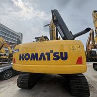 Excavatrice sur chenilles hydraulique d'occasion Komatsu PC220 22 tonnes, engin de construction d'occasion en stock