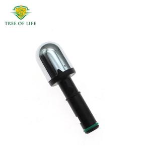 Porsche Headlight Washer Nozzle Caps Silver Black <b>Clip</b> On Front <b>Bumper</b> Trim Covers 99762826300 97062825100 - Product Image 2