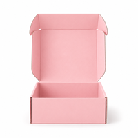 Boîte d'expédition en carton ondulé écologique et recyclable de qualité supérieure avec un design pliable moderne pour l'emballage de cadeaux et d'artisanat