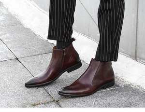 Botas de Invierno 2025, Nuevas, de Otoño, con Cordones en el Tobillo, de Cuero de Grano Entero, Casuales, Vintage, Resistentes, Transpirables, con Forro de Lana, Suela de Goma - Product Image 6