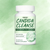 CareVtm/OEM – Capsules naturelles pour adultes Candida Cleanse – Soutien de la santé intestinale et amélioration de la peau, des cheveux et des ongles – Durée de conservation de 24 mois