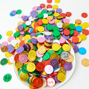 Monedas de Chocolate de Colores Personalizadas al por Mayor, <span class=keywords><strong>Precio</strong></span> Directo de Fábrica, Chocolate Compuesto - Product Image 3