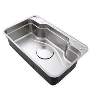 Évier de cuisine à montage supérieur avec isolation phonique, résistant aux taches et facile à nettoyer pour cuisine moderne - Product Image 4