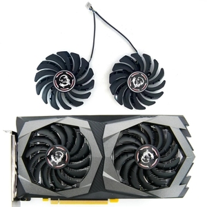 Ventilador de GPU de 87MM PLD09210S12HH 4IN 12V 0.4A para Tarjeta Gráfica <span class=keywords><strong>MSI</strong></span> GeForce GTX <span class=keywords><strong>1650</strong></span> <span class=keywords><strong>Super</strong></span> GTX 1660 1660Ti GAMING X - Product Image 1