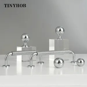 Tinyhob Solid Brass Vintage Hemp Rope Shape <strong>Cabinet</strong> Furniture <strong>Drawer</strong> Door <strong>Handle</strong> <strong>Knobs</strong> T-bar <strong>Pull</strong>/ <strong>Shell</strong> Shaped <strong>Handle</strong> - Product Image 2