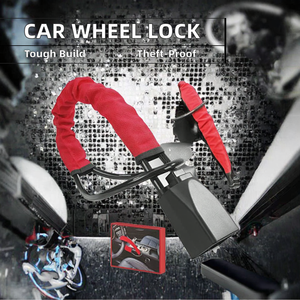 Il dispositivo <span class=keywords><strong>antifurto</strong></span> con 3 chiavi per auto in acciaio giallo include il blocco della cintura di sicurezza per camion SUVs Vans RVs accessori - Product Image 2