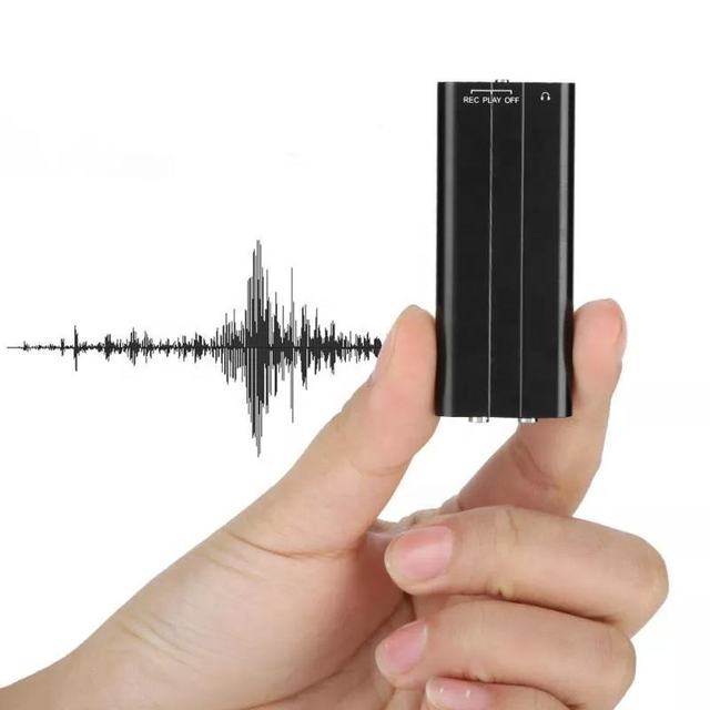 8GB Digital Audio Recorder Mini USB MP3 Player in Pen Style Plastic Material Supports WAV Format