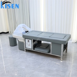 Kisen Medical Hair Wash Sauna Shampoo Bed for Clinic and Hospital Use Salon Barber Light Therapy Advanced Water Circulation - Product Image 6