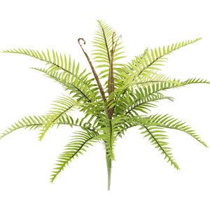 Qihao - Planta Artificial de Helecho para Colgar en la Pared, Hojas Verdes, Decoración Interior para el Hogar, Diseño de Follaje Moderno, Pieza Única de Plástico - Product Image 5