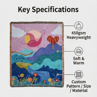 Funda de Sofá Duradera y Agradable al Tacto, Manta Decorativa Popular en Internet, Jacquard de Poliéster y Algodón, Gruesa, para las Cuatro Estaciones