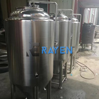 Réservoir de bière de 500L 1000L, cuve de fermentation de vin, fond conique, brassage brillant, réservoir de fermentation de bière de 5BBL 10BBL