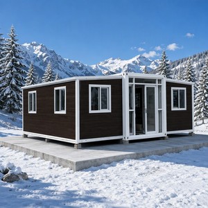 Casa Contenedor de Acero Expandible de 20 pies SUNRISE de Lujo y Montaje Rápido con Techo a Dos Aguas, Oficina Prefabricada Portátil, Apartamento, Dormitorio - Product Image 1