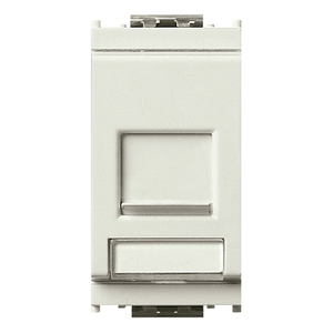 Presa Cat5e Utp Rj45 bianca, lunghezza 6 pollici, altezza 5,3 pollici, per connessione di rete - Product Image 1