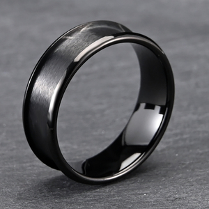 Anillos en Blanco de Tungsteno Cerámico Damasco Titanio Cobalto Cromo de 8mm de Alta Calidad para Resina, Anillos en Blanco para Anillos Infinitos - Product Image 5