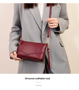 New High Quality Pu Leather Ladies <b>Messenger</b> <b>Bag</b> Designer Handbags Luxury Shoulder Crossbody <b>Bags</b> for <b>Women</b> - Product Image 2