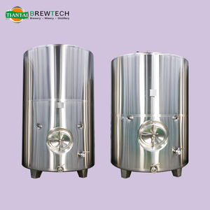 Tanque de Fermentación de Vino de Acero Inoxidable con Puerta Lateral y Chaqueta Aislante - Product Image 1