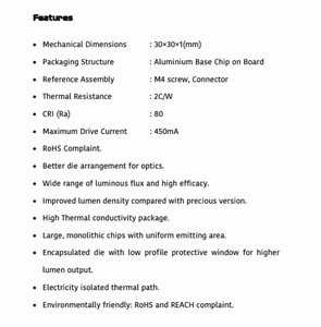 Polymatech Standard Cob Series FL18COB3030 Blanc doux 80 CRI LED Luminaire industriel et d'usine conçu - Product Image 4