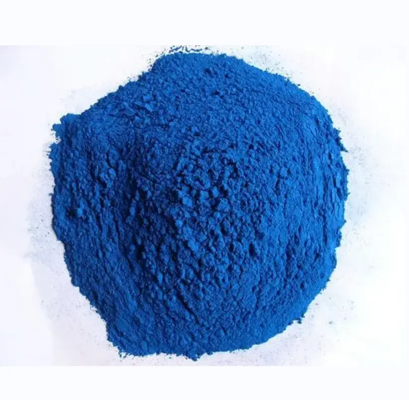 Grado industrial óxido de hierro Polvo azul Fe2O3 Pigmento color hormigón adoquines ladrillo para la venta