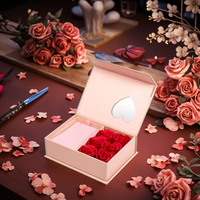 Boîte cadeau magnétique avec doublure en éponge en matériaux recyclés, emballage écologique avec fenêtre pour anniversaires, mariages, fêtes