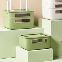 Boîte de rangement multi-niveaux en PET au design moderne Xingyou, routeur sans fil WIFI, rangement organisé des câbles, bureau, salon, capacité de 5 kg
