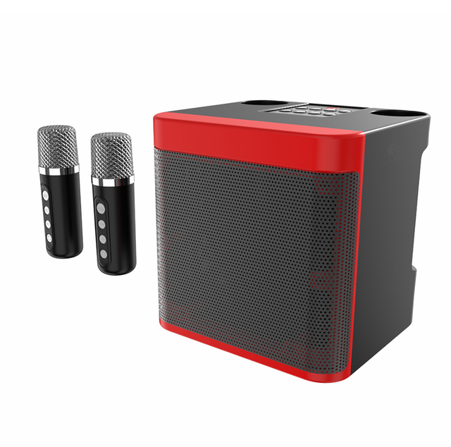 YS-203 Professional Karaoke Portable Wireless Bluetooth Speaker with Dual Wireless Microphone