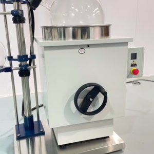 Destilador do perfume da destilação do álcool do etanol 50L do concentrador Equipamento giratório do evaporador do vácuo Elevador elétrico - Product Image 3