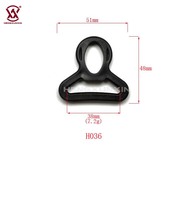 POM D Ring Hanger Loop Ajustable 38mm Correa Deslizante Hebilla Mochila táctica Correa para el pecho Cinturón Bolsa Piezas Impresión personalizada