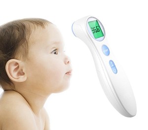 Thermomètre infrarouge sans contact pour bébé, certifié CE, garantie 1 an, batterie amovible, prix d'usine - Product Image 4