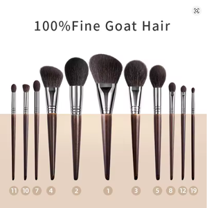ชุดแปรงแต่งหน้า 24 ชิ้น KE REN <span class=keywords><strong>MEI</strong></span> Salon Home ขนแพะนุ่ม ด้ามไม้ คุณภาพสูง สำหรับใบหน้า/อายแชโดว์ คอนซีลเลอร์ อายไลเนอร์ - Product Image 3