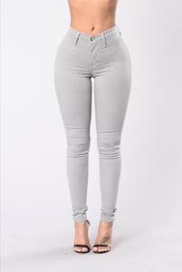 <span class=keywords><strong>Jeans</strong></span> Ajustados para Mujer Skinny de Cintura Alta <span class=keywords><strong>Jeans</strong></span> Azules de Mezclilla Tipo Lápiz Pantalones Elásticos para Mujer - Product Image 5