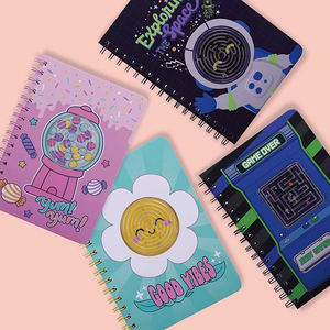 دفتر ملاحظات حلزوني تفاعلي A5 للأطفال مع أغلفة ألغاز ممتعة وغلاف ورقي ممتع - Product Image 5