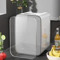 Mini-réfrigérateur de beauté 20L avec porte en verre et contrôle de température pour le stockage professionnel des cosmétiques