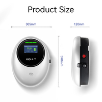 BOULT Nouvelle station de recharge domestique pour véhicules électriques de type 2 32A 22kW Wall Box-CE/IP65 Connecteur de charge rapide