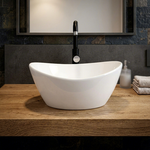 Vasque de lavabo en céramique résistante à l'eau, moderne et écologique, de la marque Vistaar, pour hôpital et villa - Product Image 4