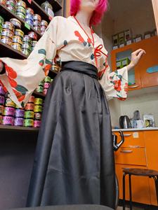 Kimono Estilo Japonés para Mujer con Estampado Floral de Sakura y Camelia, Vestido <span class=keywords><strong>Vintage</strong></span> Oriental, Traje de Amor, <span class=keywords><strong>Haori</strong></span> Yukata, Ropa Asiática - Product Image 6