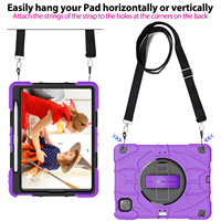 Étui robuste en silicone pour tablette professionnelle, idéal pour la randonnée, avec support et sangle, pour iPad Pro 11 - Vente en gros depuis la Chine
