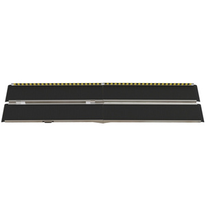 Rampa plegable de aluminio para discapacitados DB de 10 pies con rampa de umbral de silla de ruedas de superficie antideslizante - Product Image 1