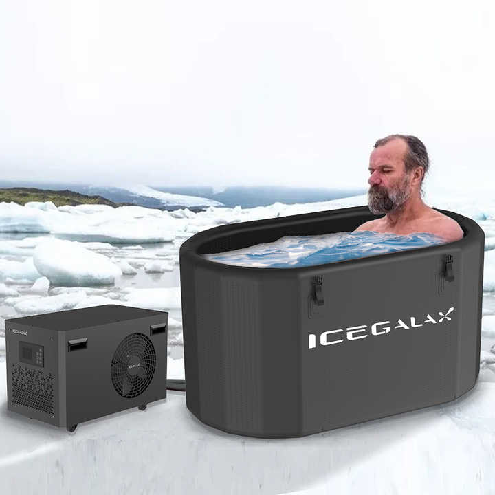 ICEGALAX健身恢复便携式冰浴水疗浴缸冰水疗法浴舱充气冰浴冷插浴缸桶| Alibaba.com