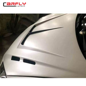 Piezas de automóviles <span class=keywords><strong>Carfly</strong></span> para 2008-2012 Hyundai Genesis Couple V-Style Hood FRP fibra de vidrio - Product Image 3