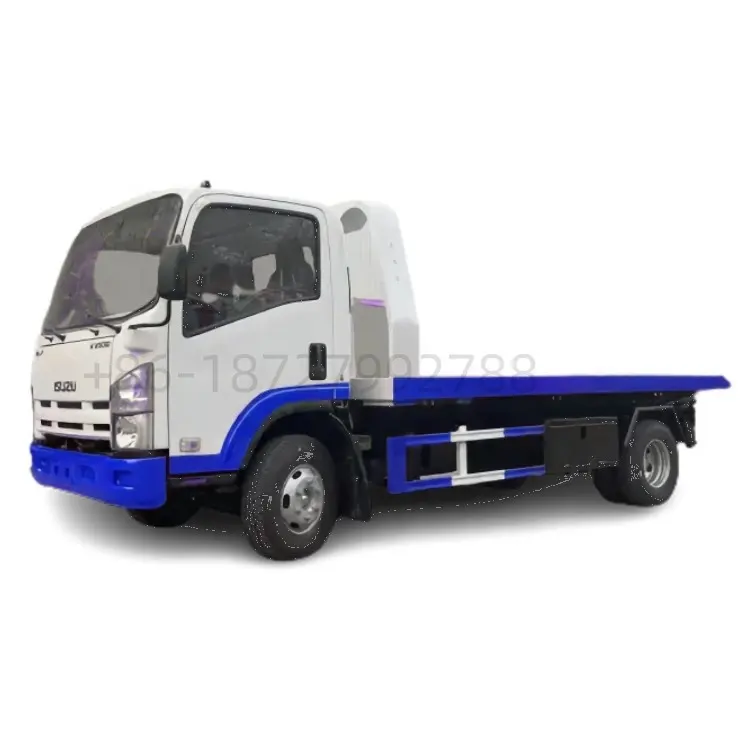 Japan LHD Remote Roadside Assistance de récupération WRECKER 1SUZU 3 tonnes 4 tonnes 5 tonnes 8 C Semi-basculant coulissant en acier allié CAMIONS DE REMORQUAGE